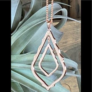 Kendra Scott Simon Rose Gold Pendant Necklace